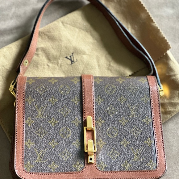 Louis Vuitton "Sac Rond Point" very rare vintage handbag/ shoulder bag - Picture 11 of 11